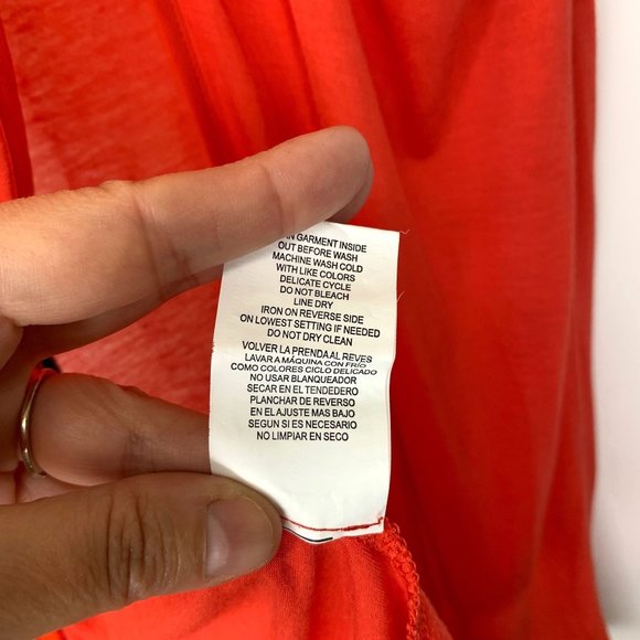 SAM EDELMAN Coral Open Racer‎ Back Tank Top Sz S - Picture 9 of 9